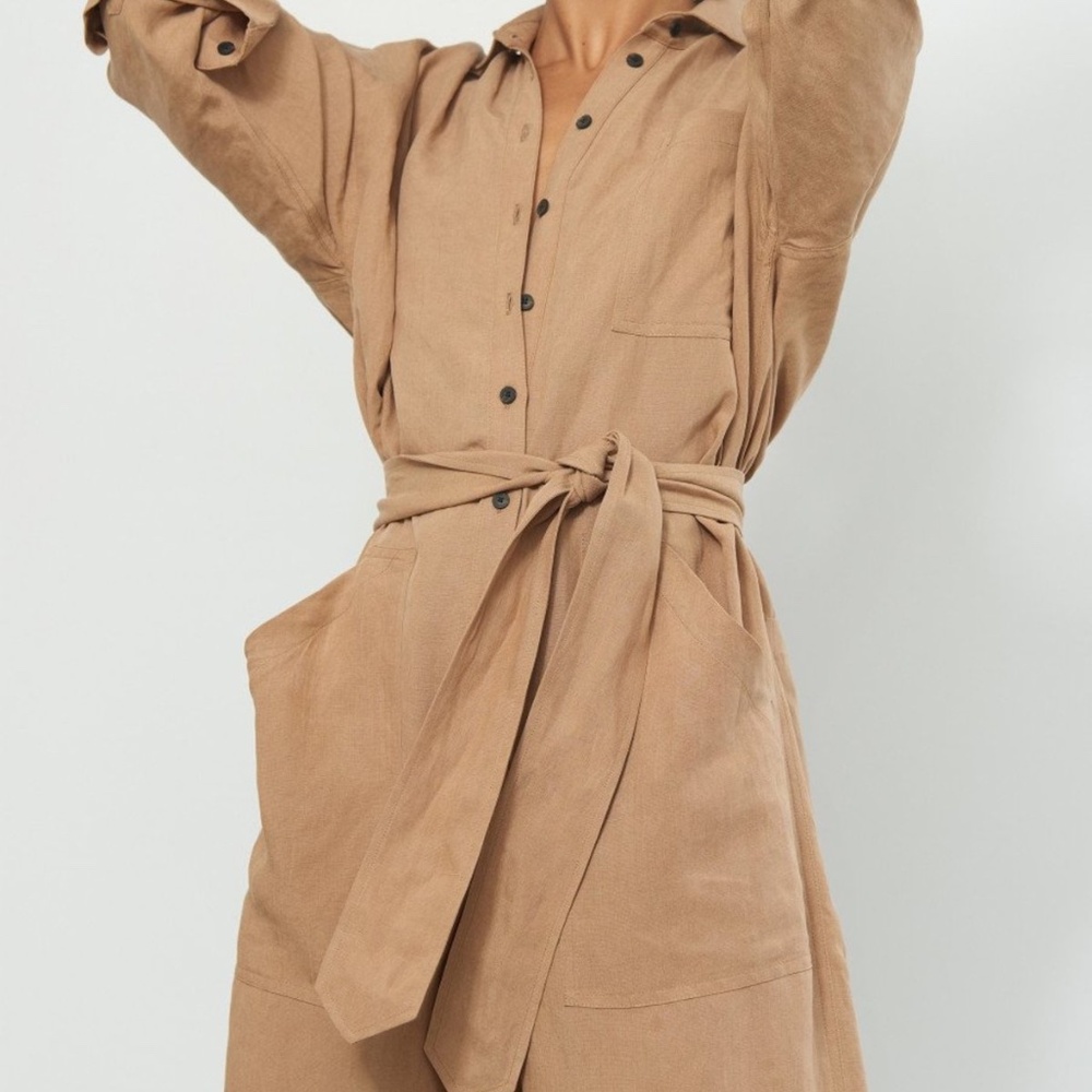 Mara Hoffman Agatha Jumpsuit Khaki - Fits XXS-S